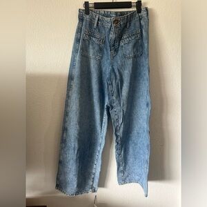 Old Navy Blue Flare & Wide Leg Jeans